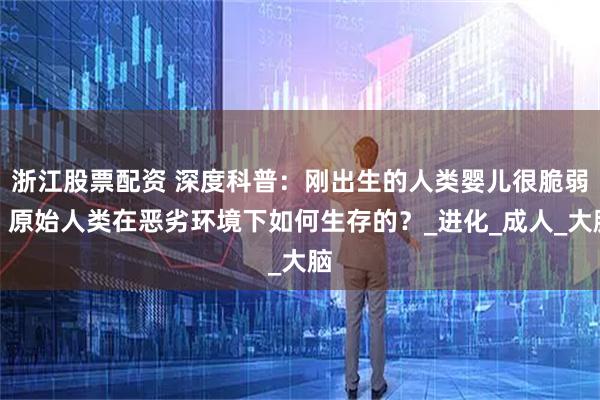 浙江股票配资 深度科普：刚出生的人类婴儿很脆弱，原始人类在恶劣环境下如何生存的？_进化_成人_大脑
